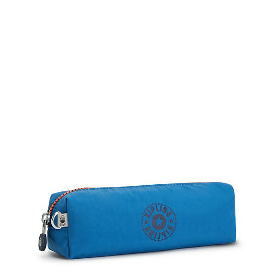 Kipling Boran Pencil Case Bags Racing Blue | AU 2045UZ